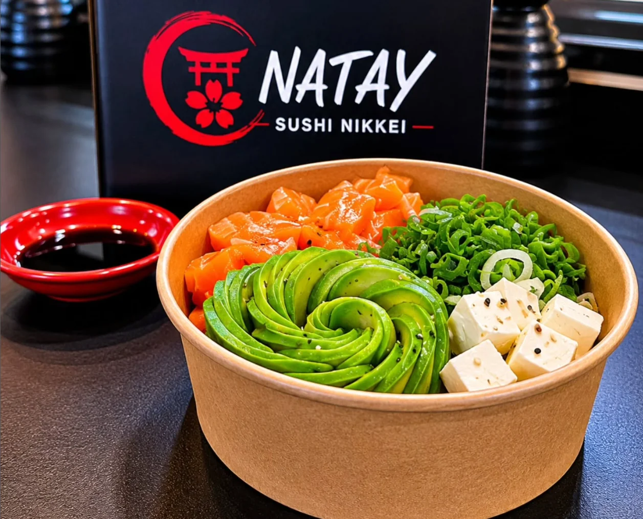 Gohan de salmón Natay